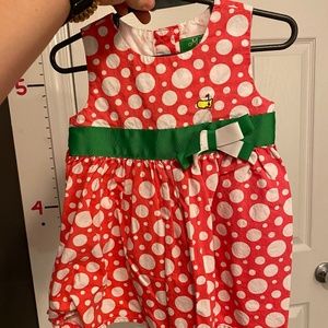 Pink polka dot Masters Dress